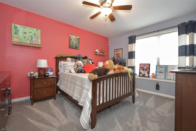 2 Hidden Creek Blvd, Monroe, NY 10950 - bedroom featuring carpet flooring, baseboards, and a ceiling fan