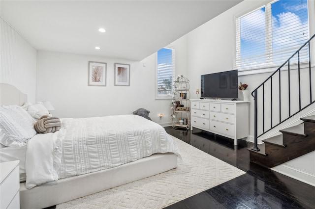 2854 Whaleneck Dr, Merrick, NY 11566 - bedroom with wood finished floors, recessed lighting, and baseboards