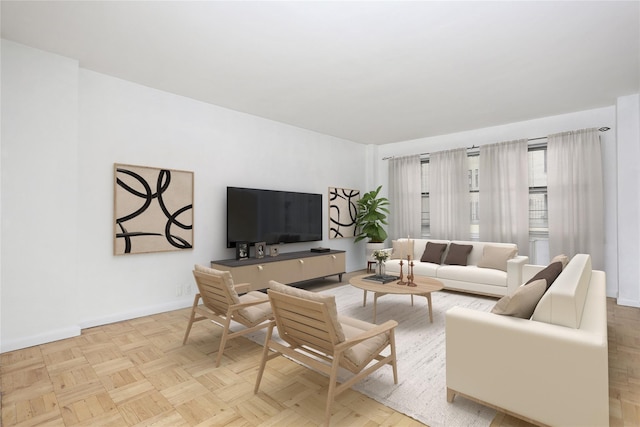311 71st St E Unit 10A, New York Manhattan, NY 10021 - living room with baseboards