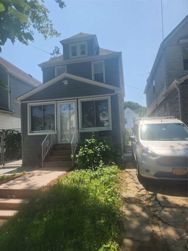 88-38 201st St, Hollis, NY 11423 - american foursquare style home with entry steps