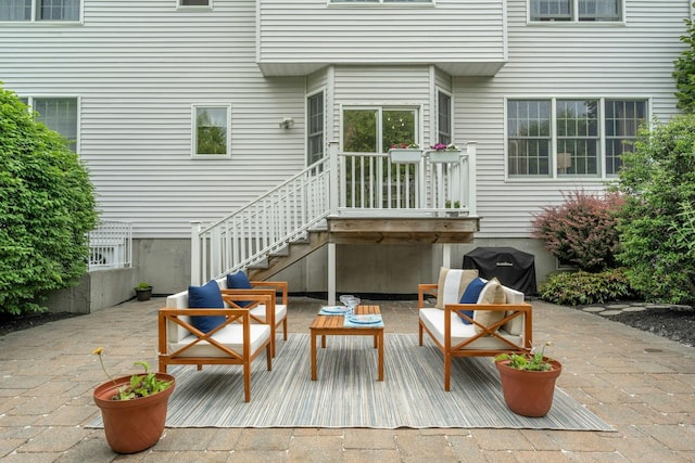 3 Vista Dr, Baldwin Place, NY 10505 - view of patio / terrace with outdoor lounge area and grilling area