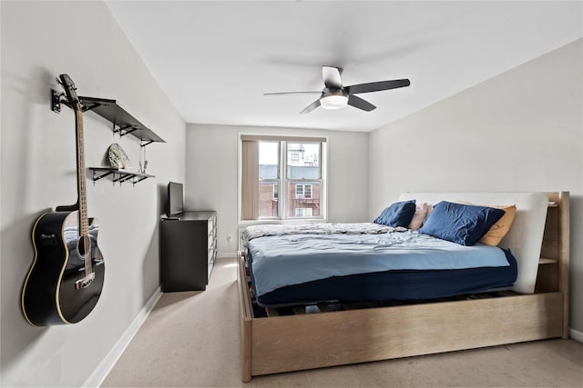 68-20 Selfridge St Unit 6J, Forest Hills, NY 11375 - bedroom featuring baseboards and ceiling fan