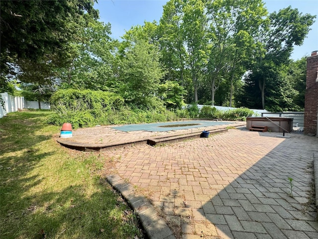 70 Nichols Rd, Nesconset, NY 11767 - view of patio / terrace featuring a hot tub