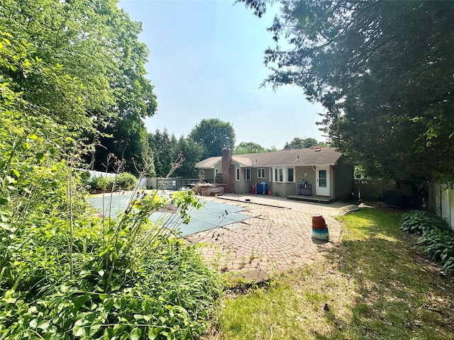 70 Nichols Rd, Nesconset, NY 11767 - view of pool featuring a patio area and a fenced backyard