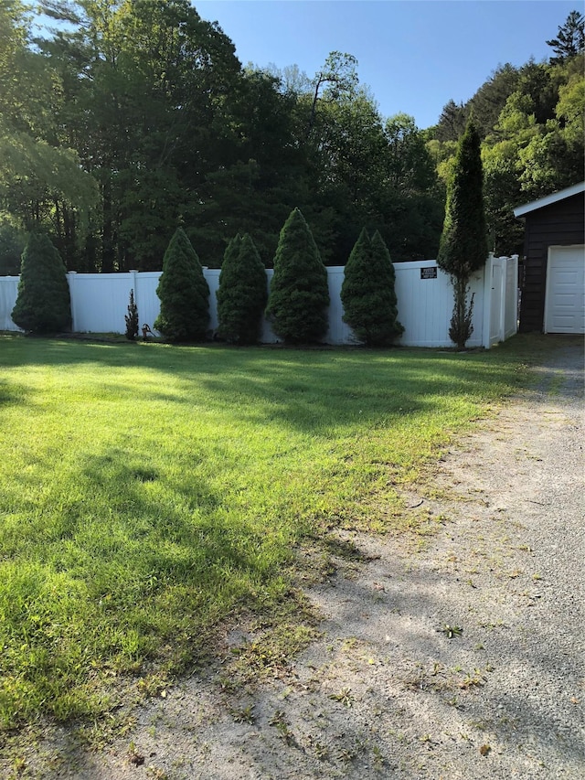 1546 Denning Rd, Claryville, NY 12725 - view of yard with driveway and a garage