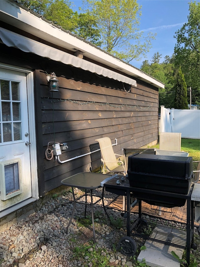 1546 Denning Rd, Claryville, NY 12725 - view of patio / terrace featuring grilling area