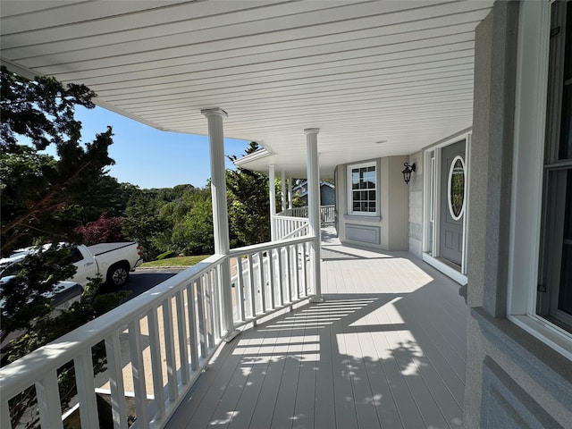 20 Frost Valley Rd, Mount Sinai, NY 11766 - view of wooden terrace