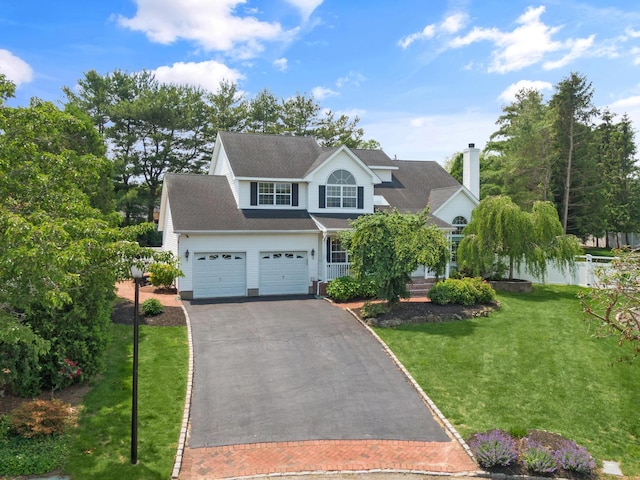 8 Tecumseh Ct, Commack, NY 11725 - traditional-style house featuring driveway and a porch