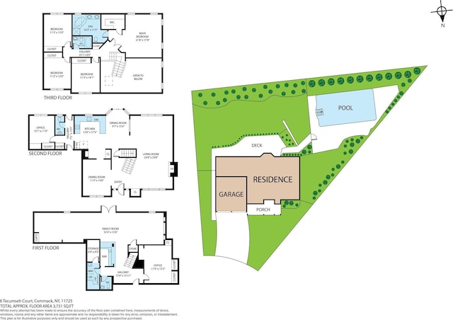 8 Tecumseh Ct, Commack, NY 11725 - home floor plan