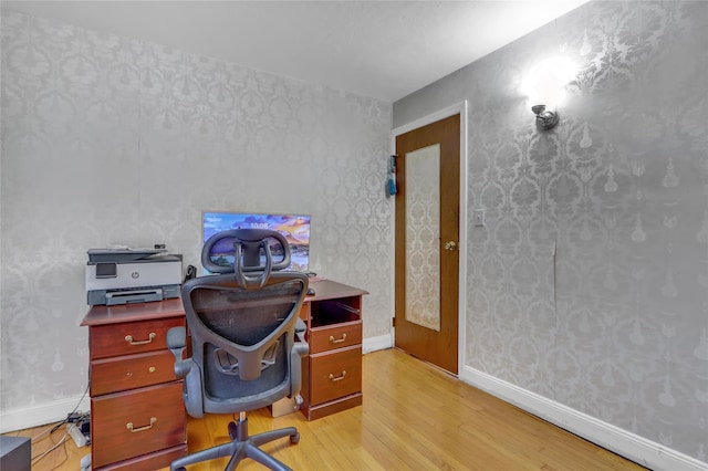 62 Herman Blvd, Franklin Square, NY 11010 - office featuring light wood-style flooring and baseboards