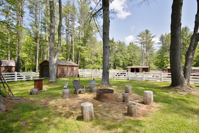 3060 State Route 17b, Cochecton, NY 12726 - view of yard with an outdoor structure and an exterior structure