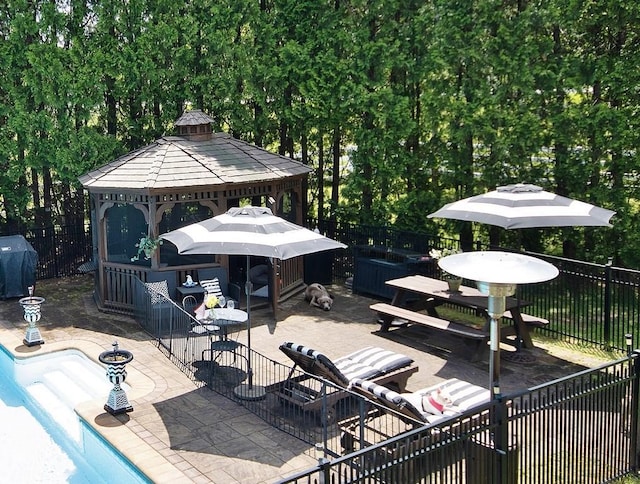 3060 State Route 17b, Cochecton, NY 12726 - view of patio featuring a gazebo
