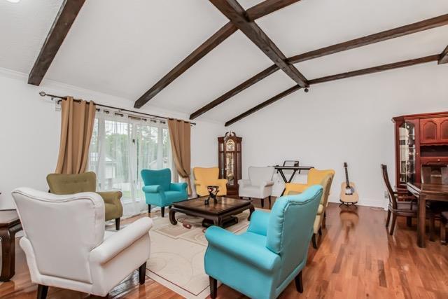 127 Parkview Rd, Elmsford, NY 10523 - living room featuring wood finished floors