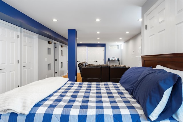 19 Bush Creek Ln, Poughquag, NY 12570 - bedroom with recessed lighting and wood finished floors
