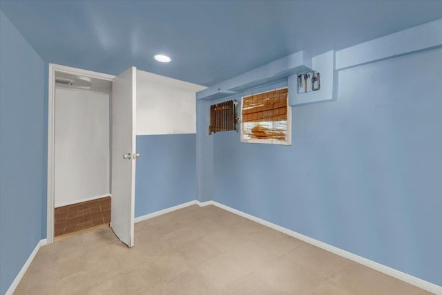 17 Lamartine Ave, Yonkers, NY 10701 - unfurnished bedroom with baseboards and recessed lighting