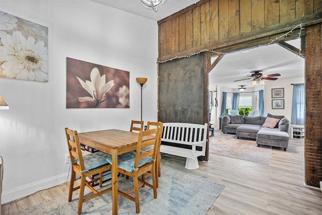 68 Silver Spring Rd, New Windsor, NY 12553 - dining space featuring wood finished floors and ceiling fan