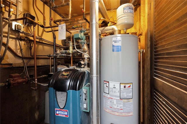 2985 Cheryl Rd, Merrick, NY 11566 - utility room featuring gas water heater