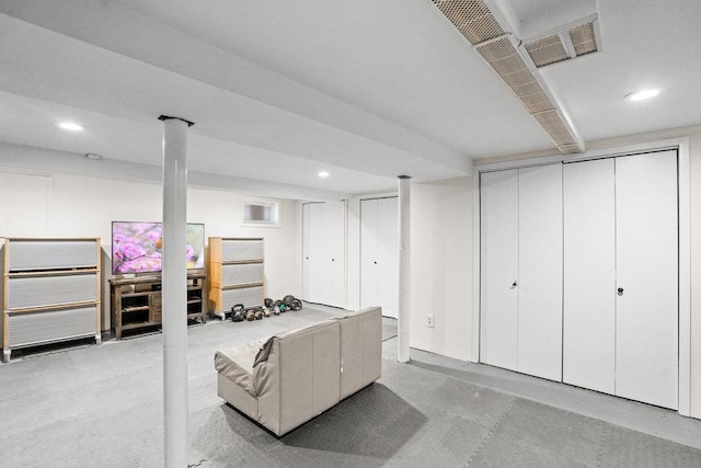 18 Birchwood Park Dr, Syosset, NY 11791 - living room featuring recessed lighting