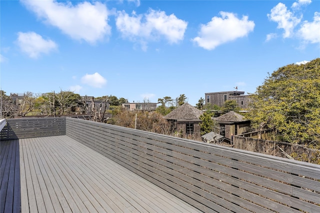 521 Fire Island Blvd, Fire Island Pines, NY 11782 - view of wooden deck
