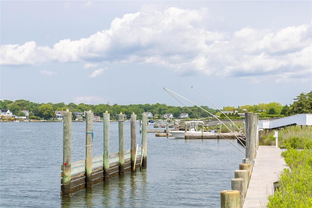 7 Convent Ln, Center Moriches, NY 11934 - dock featuring a water view