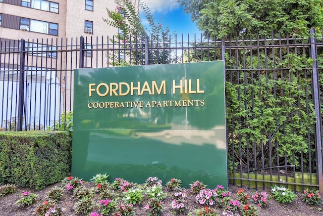 3 Fordham Hill Oval Unit 10B, Bronx, NY 10468 - view of community / neighborhood sign
