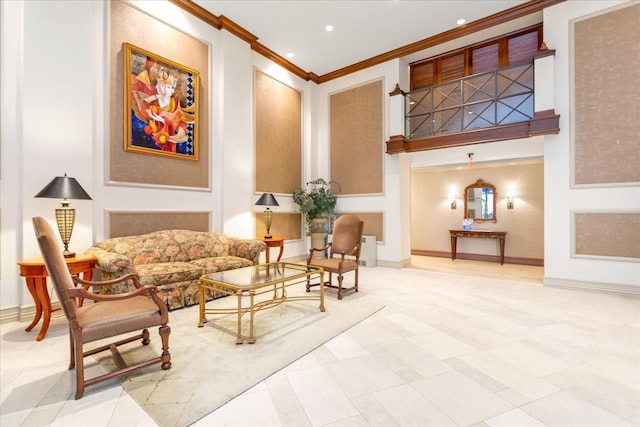 2 Bay Club Dr Unit 2B, Bayside, NY 11360 - building lobby with crown molding and recessed lighting
