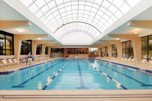 2 Bay Club Dr Unit 2B, Bayside, NY 11360 - view of indoor pool