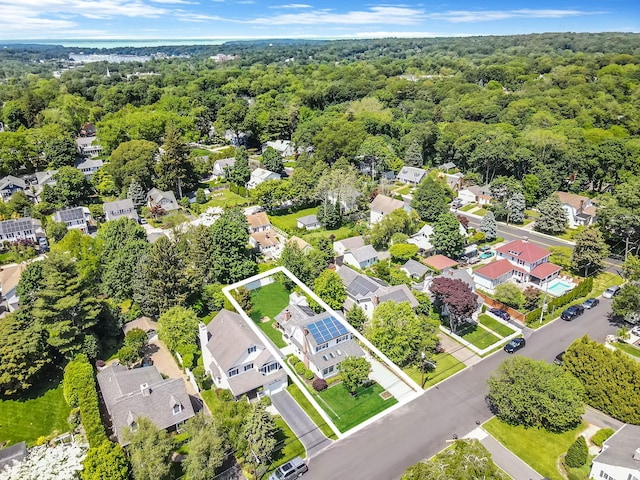 85 Fairmount St, Huntington, NY 11743 - aerial view of property's location with property parcel outlined