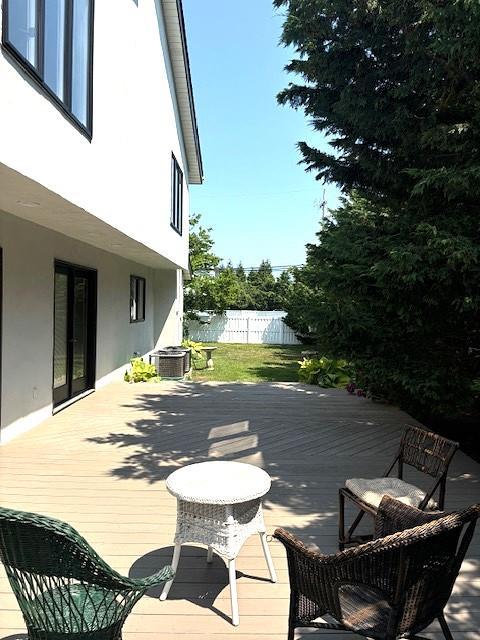 94 Cayuga Ave, Atlantic Beach, NY 11509 - deck with cooling unit