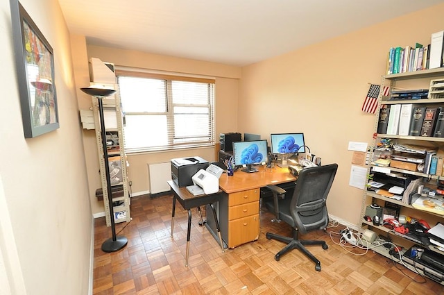 230 Garth Rd Unit 6C1, Scarsdale, NY 10583 - office area featuring baseboards