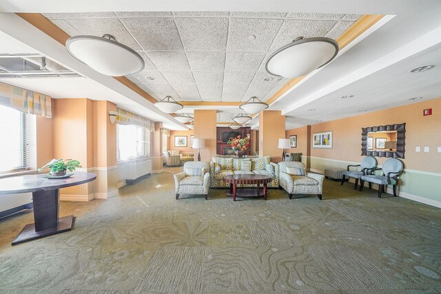 136 Bch 117th St Unit 6H, Rockaway Park, NY 11694 - community lobby featuring a drop ceiling
