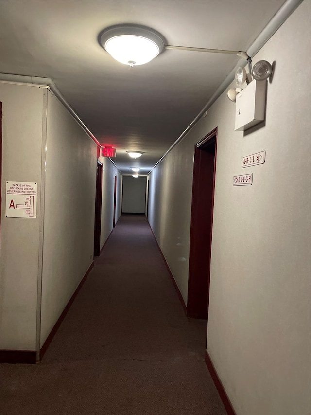 29-09 137th St Unit 1D, Flushing, NY 11354 - hallway with dark carpet