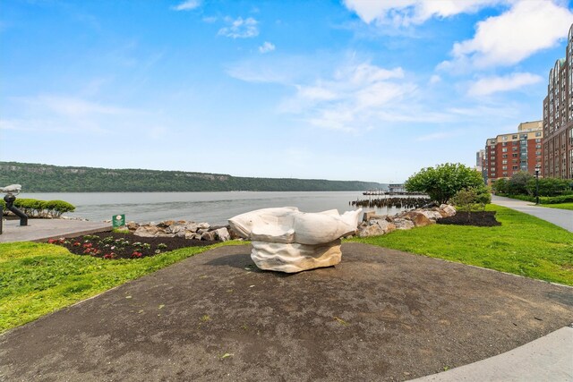 23 Water Grant St Unit 7N, Yonkers, NY 10701 - view of patio with a water view