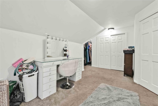 114-11 86th Ave, Richmond Hill North, NY 11418 - office featuring light carpet and vaulted ceiling