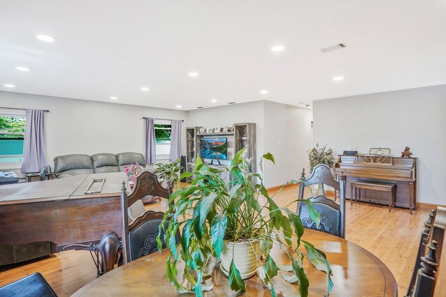 1340 Stony Brook Rd, Stony Brook, NY 11790 - dining room featuring recessed lighting and wood finished floors