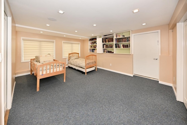 2 Elener Ln, Spring Valley, NY 10977 - bedroom featuring dark colored carpet, baseboards, and recessed lighting