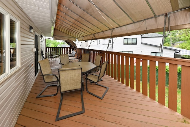 2 Elener Ln, Spring Valley, NY 10977 - deck featuring outdoor dining space