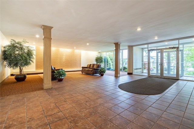 490 Atlantic Ave Unit 103, East Rockaway, NY 11518 - community lobby with recessed lighting and expansive windows