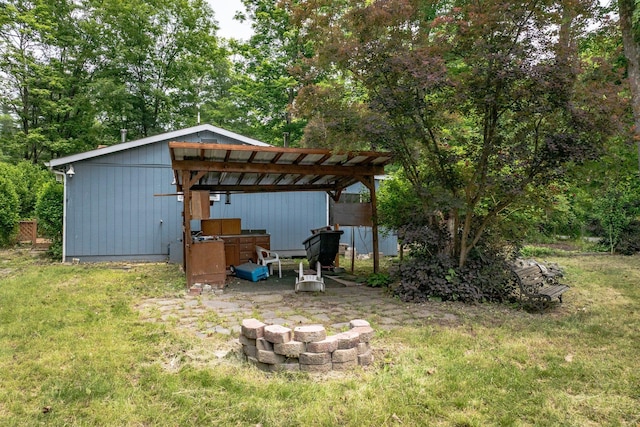 3 Avenue E, Godeffroy, NY 12729 - view of grassy yard