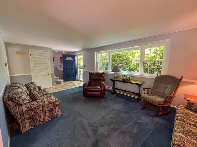 3 Johnston Rd, Livingston Manor, NY 12758 - living room featuring stairway