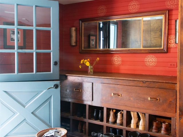 501 Guard Hill Rd, Bedford, NY 10506 - bar with wooden walls