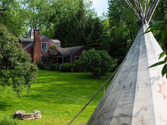 501 Guard Hill Rd, Bedford, NY 10506 - view of grassy yard