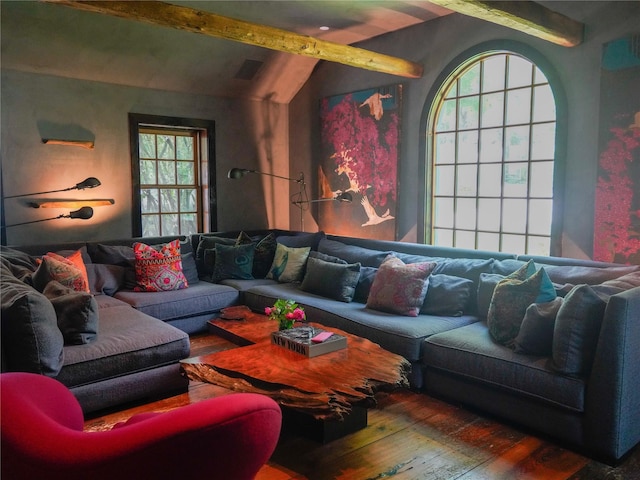 501 Guard Hill Rd, Bedford, NY 10506 - living room featuring hardwood / wood-style floors