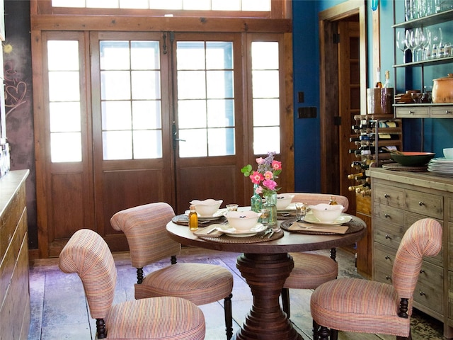 501 Guard Hill Rd, Bedford, NY 10506 - dining space featuring french doors