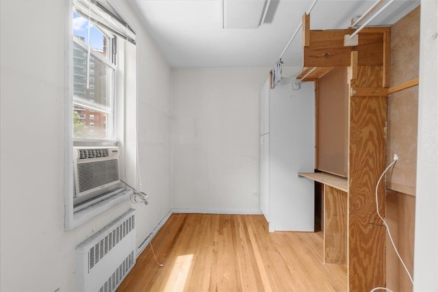 112-20 72nd Dr Unit A33, Forest Hills, NY 11375 - spacious closet featuring radiator and light wood finished floors