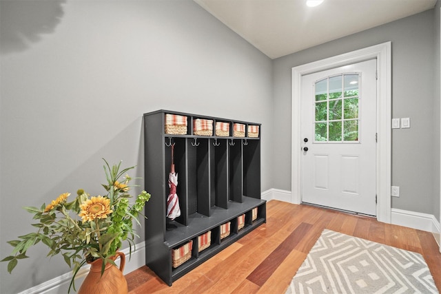 383 Illington Rd, Ossining, NY 10562 - mudroom featuring light wood-style floors and baseboards