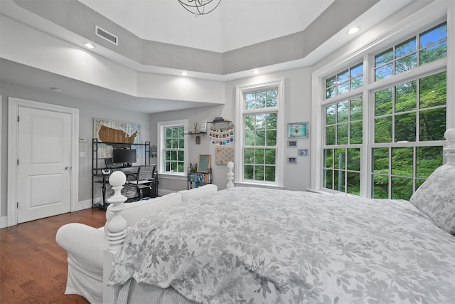 383 Illington Rd, Ossining, NY 10562 - bedroom with multiple windows, wood finished floors, and recessed lighting