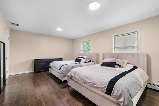 14 Cheesecote Ct, Stony Point, NY 10980 - bedroom with wood finished floors, baseboards, recessed lighting, and a baseboard heating unit