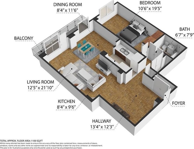 40 Brighton 1st Rd Unit 12H, Brooklyn, NY 11235 - home floor plan
