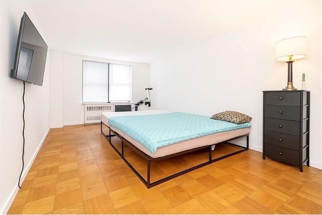 40 Brighton 1st Rd Unit 12H, Brooklyn, NY 11235 - bedroom with radiator and baseboards